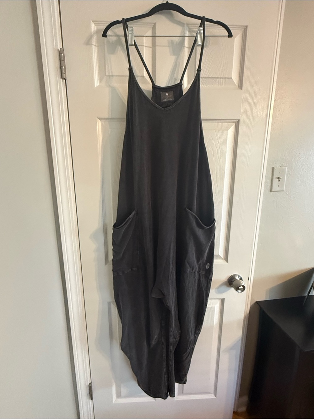 Women's Free People Movement Black Onesie